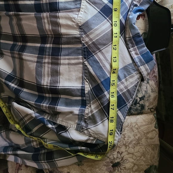 men's AE button up plaid shirt 2XL - Picture 6 of 7